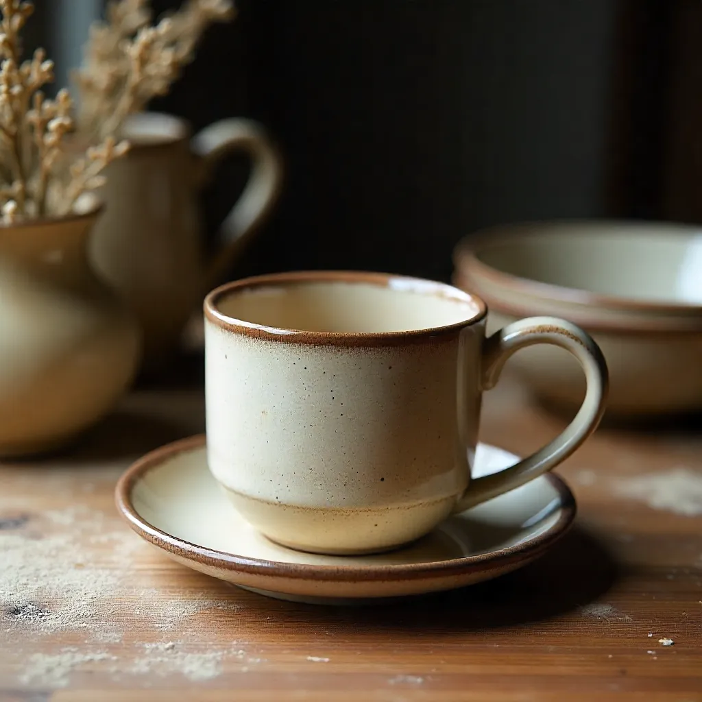 Natural light ceramic photography